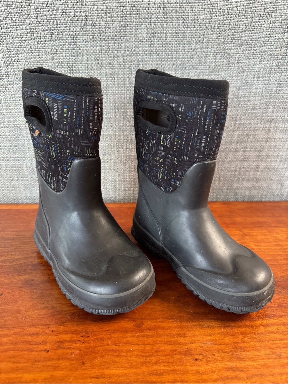 Bogs Kids Black Rain & Snow Boots
